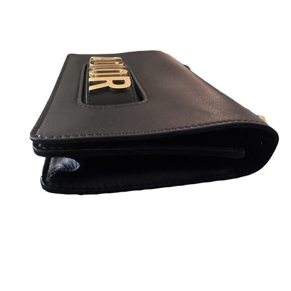 CHRISTIAN DIOR J'Adior Medium Leather Flap Chain Shoulder Bag Black - Picture 9 of 12